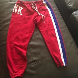 Pink classic sweat pants